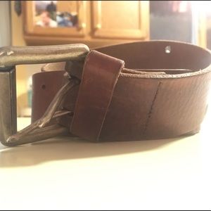 Leather American Eagle Belt